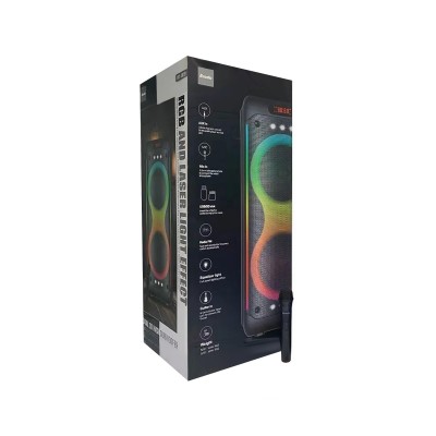 BTS-1829 Kablosuz Mikrofonlu RGB Bluetooth Speaker 2 x 10" BTS-1829 Kablosuz Mikrofonlu RGB Bluetooth Speaker 2 x 10"