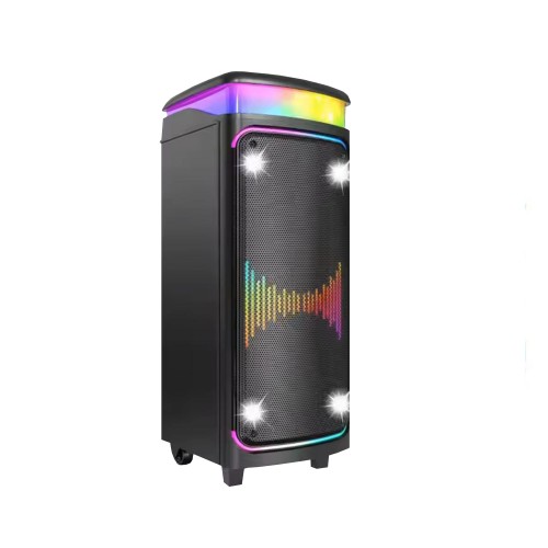 DR-8816 Bluetooth Hoparlör | RGB | USB-TF-FM | 2 x 8.5" | Kumanda | Çift Mikrofon DR-8816 Bluetooth Hoparlör | RGB | USB-TF-FM | 2 x 8.5" | Kumanda | Çift Mikrofon