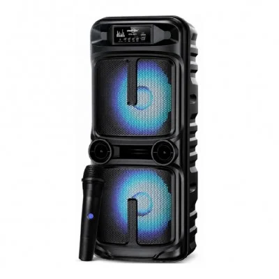 GTS-2021 RGB Bluetooth Speaker 2 x 8" | Kablosuz Mikrofon