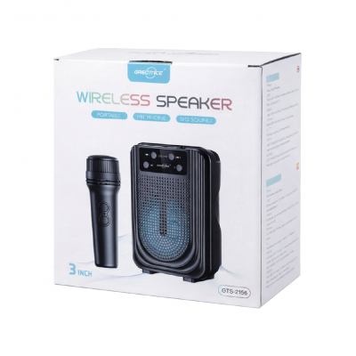 GTS-2158 Bluetooth Speaker 4''