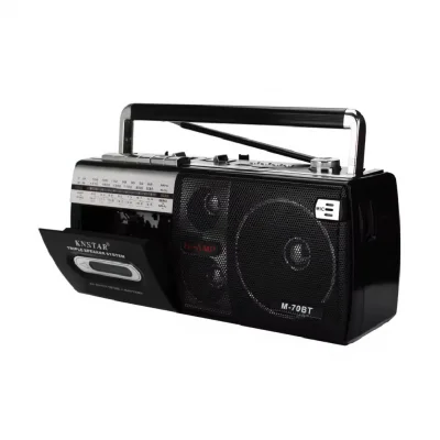 Knstar M-70BT Bluetooth HiFi Speaker | Kaset Çalar | FM-MW-SW1-SW2 Radyo