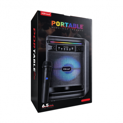 KTS-2195 Bluetooth Speaker 6.5'' | FM Radio | Kablosuz Mikrofon