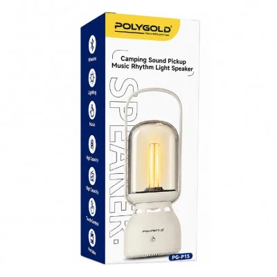 Polygold PG-P15 Nostaljik Flaman Lambalı Askılı Bluetooth Müzik Kutusu | FM Radio