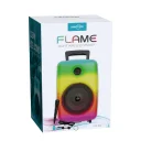 GTS-1802 Flame Rgb Ledli Bluetooth Hoparlör 8" | Mikrofonlu