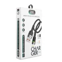 Subzero CL83 6A Lightning Örgülü Şarj Kablosu | Led Işıklı