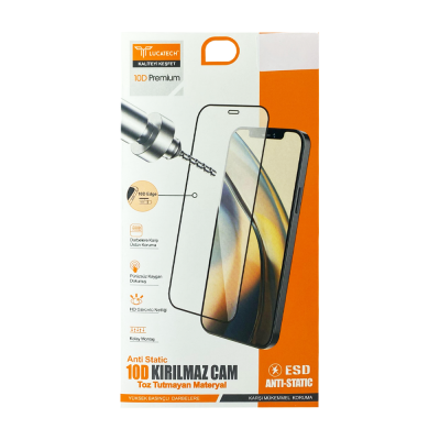 İphone 12 Pro Max 10D Anti Statik Cam Jelatin