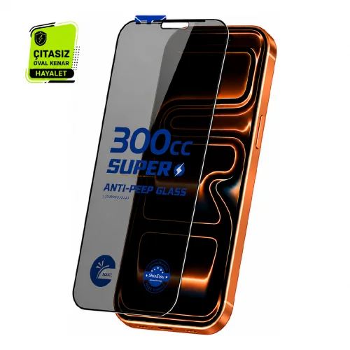 Cepox Iphone 13 Kenarlıksız Kavisli Esd Anti Statik Hayalet Kırılmaz Cam | 300cc