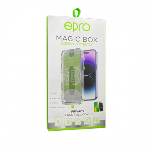 İphone 15 Pro Magic Box 5D Hayalet Cam (Toz Temizler)