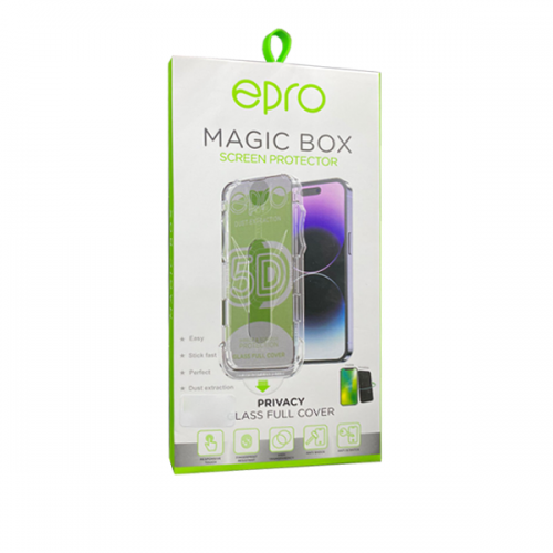 İphone 14 Pro Max Magic Box 5D Hayalet Cam (Toz Temizler)