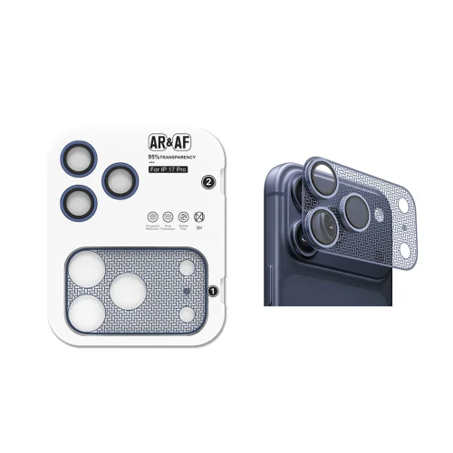 2in1 İphone 17 Pro Max Orjinal Pvd Safir Kamera Lens