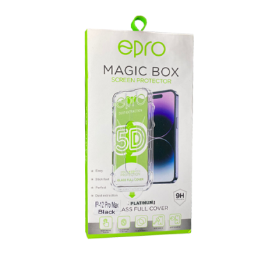 Magic Box İphone 12 Pro Max 5D Cam (Toz Temizler)