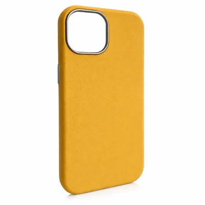 Iphone 16 Deri Görünümlü Silikon Kılıf | İçi Süet