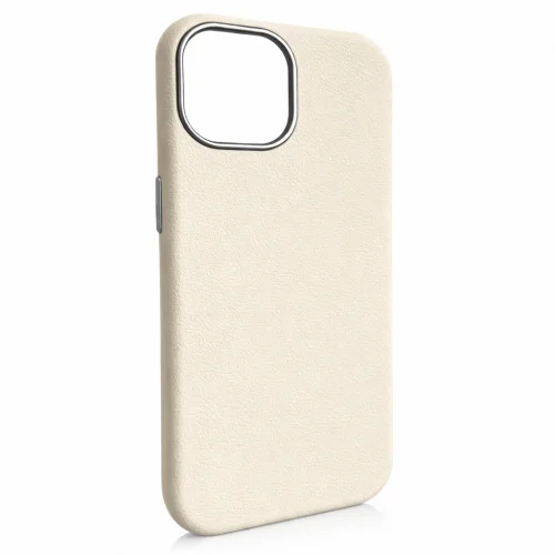Iphone 16 Deri Görünümlü Silikon Kılıf | İçi Süet