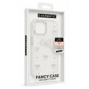 Fancy Iphone 16 Pro Fiyonklu Taşlı Şeffaf Kılıf | Sert Silikon