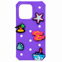Iphone 15 Pro Crocs Figürlü Silikon Kılıf | Kalın Silikon