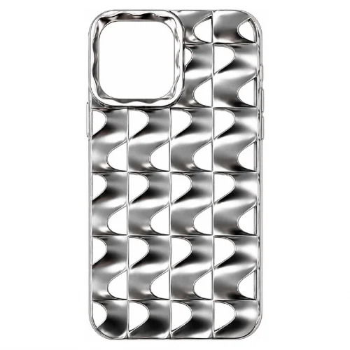 İphone 15 Pro Max Kristal Silikon Kılıf