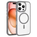 Zore İphone 15 Pro Krom Magsafe Silikon Kılıf