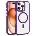 Zore İphone 15 Pro Krom Magsafe Silikon Kılıf