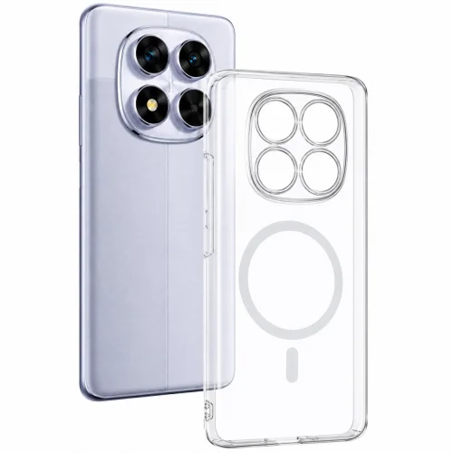 Xiaomi 14 Ultra Mika Sert Şeffaf Magsafe Kılıf | Sararmaz
