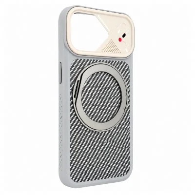 Iphone 17 Standlı Shock Magsafe Silikon Kılıf