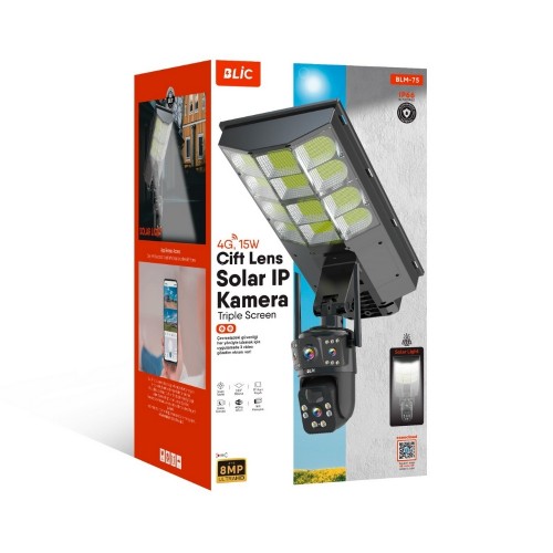Blic Blm75 Çift Lens 4MP 4K Ultra HD Solar IP Kamera Blic Blm75 Çift Lens 4MP 4K Ultra HD Solar IP Kamera