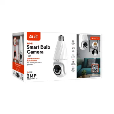Blic Blm79 WiFi Akıllı Ampul IP Kamera | 2MP 1080P