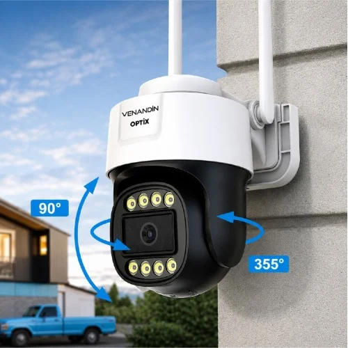 Venandin CAMPTX-001 Optix WiFi PoE PTZ 3Mp IP Kamera