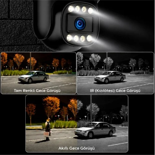 Venandin CAMPTX-001 Optix WiFi PoE PTZ 3Mp IP Kamera
