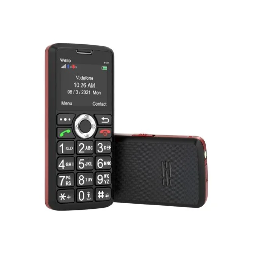 Welio Wkey T100 Tuşlu Telefon | KVK Garantili | Gümüş Siyah
