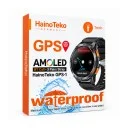 HainoTeko GPS1 Amoled Ekran Akıllı Saat | Siyah Kasa | 3 Kordon | GPS Takip
