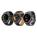 HainoTeko GPS2 Amoled Ekran Akıllı Saat | Siyah Kasa | 3 Kordon | GPS Takip