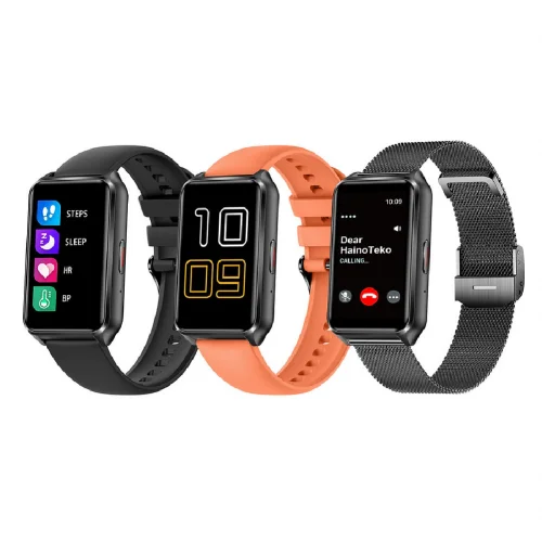 HainoTeko SQ-20 Mini Amoled Akıllı Saat | 3 Kordon | Su Geçirmez