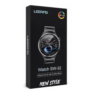 Leerfei SW32 Watch 4 Pro Akıllı Saat | 3 Kordon