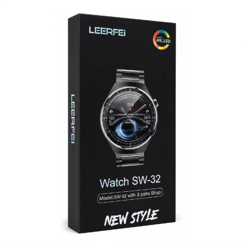Leerfei SW32 Watch 4 Pro Akıllı Saat | 3 Kordon