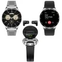 HainoTeko ST-7 Amoled Ekran Akıllı Saat | Watch Buds Kulaklık | 3 Kordon | Suya Dayanıklı