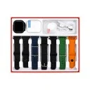Katjmer Active Ultra 3 Akıllı Saat 10 in 1 | 7 Kordon | Kulaklık Silikon Kılıf ve Koruma Camı Hediye