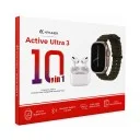 Katjmer Active Ultra 3 Akıllı Saat 10 in 1 | 7 Kordon | Kulaklık Silikon Kılıf ve Koruma Camı Hediye