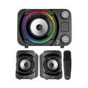 ECCO 7 Bluetooth RGB 2.1 Stereo PC Speaker | Kablosuz Mikrofon