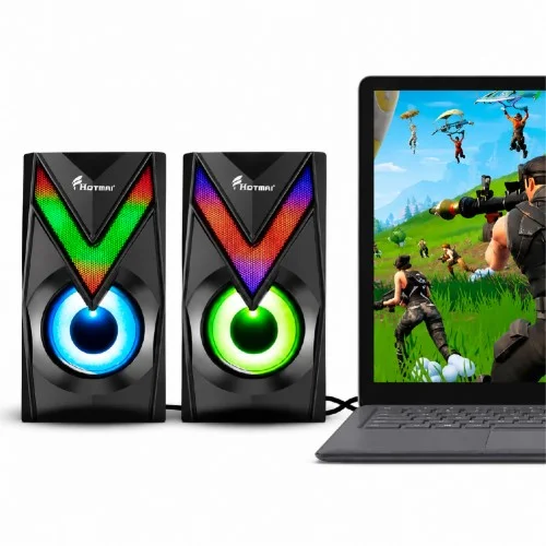 HT-122 Kablolu Ses Ayarlı Stereo PC Speaker