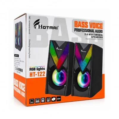 HT-122 Kablolu Ses Ayarlı Stereo PC Speaker