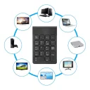 Onezero ZR26 2.4G Kablosuz Şarjlı Mini Nümerik Klavye