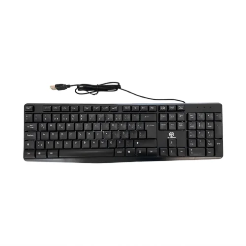 YK Design YK-40 USB Kablolu Türkçe Q Klavye | Sessiz | Ergonomik