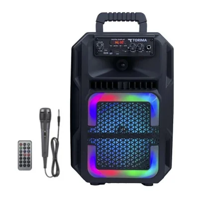 Torima D25 Bluetooth Speaker 8'' | Mikrofon | Kumanda