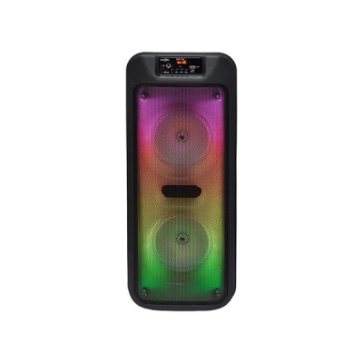 GTS-1703 Mikrofonlu Rgb Ledli Bluetooth Hoparlör Usb-Tf-Fm 6.5"x2  (Mikrofonlu)