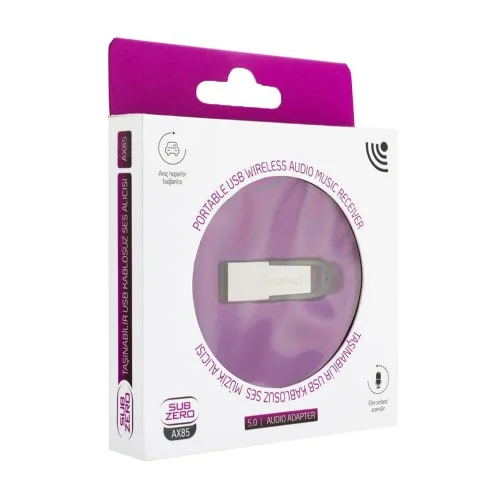 Subzero AX85 Taşınabilir USB Kablosuz Müzik Alıcısı
