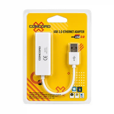 Concord C-8401 USB 2.0 Ethernet Dönüştürücü Kablo