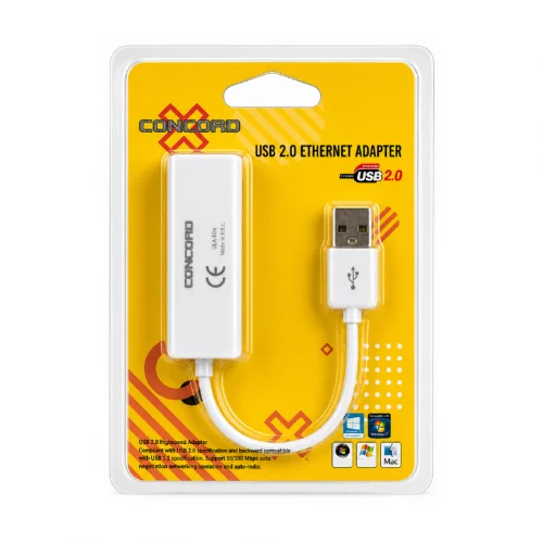 Concord C-8401 USB 2.0 Ethernet Dönüştürücü Kablo