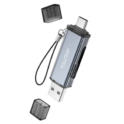 Fulltech FH32 Usb ve Type-C Çıkışlı SD Kart Okuyucu