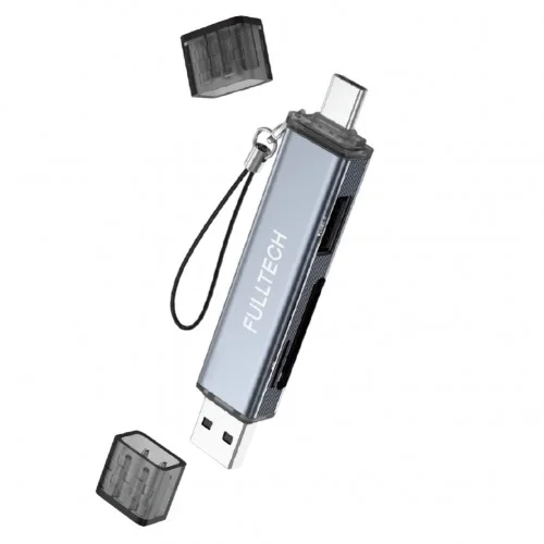 Fulltech FH34 Usb ve Type-C Çıkışlı SD Kart | Flash Bellek Okuyucu