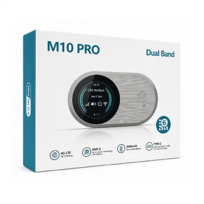 Onezero M10 Pro Şarjlı Taşınabilir Sim Kartlı Mobil WiFi Router | 5G Lte | 3000 mAh | WiFi6